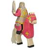 Holztiger 80.254 - Personaggio - Rosso Cavaliere di Guida Senza Cavallo