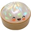 Generico Gigante Glitter Squishys Ravioli, 2026 Glitter Dumpling Squishys, Divertente Giocattolo Antistress Bao Bun Con Vaporiera, Morbida Pallina Antistress Ravioli Spremere Giocattoli