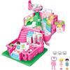 Generico Case delle bambole per ragazze | Set da gioco per bambini con magiche | Castello , giocattolo musicale, casa delle bambole con , casa da sogno per bambini 3 anni in su
