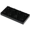LEGO Parts and Pieces: Black 2x4 Plate x100