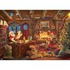 AveJoys Puzzle di Natale per adulti 1000 pezzi coppia di Babbo Natale 27,56 x 19,69 pollici puzzle per adulti sfida educativa 1000 pezzi puzzle di Natale