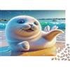 ISVMBMYGRWOw Foca Carina Animale Marino Puzzle 1000 Pezzi per Adulti 38x26cm/1000pcs