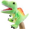 JUSTQUNSEEN Burattin a Mano Marionette da Mano Dinosauro, Bambole di Dinosauro per Bambini, Animali di Peluche di Dinosauro, Regali di Burattini a Dito, Jurassic World Dinosauri Giocattoli