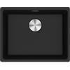 Franke Lavello da Incasso Fragranite Monovasca Sottotop 553 x 433 mm Vasca 52 x 40 cm Maris Nero Franke MRG 110-52 125.0686.716 Sostituisce il 135.0665.786