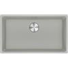 Franke Lavello da Incasso Fragranite Monovasca Sottotop 753 x 433 mm Vasca 72 x 40 cm Maris Alluminio Franke MRG 110-72 125.0686.640 Sostituisce il 135.0665.728