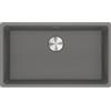 Franke Lavello da Incasso Fragranite Monovasca Sottotop 753 x 433 mm Vasca 72 x 40 cm Maris Stone Grey Franke MRG 110-72 125.0686.639 Sostituisce il 135.0665.727