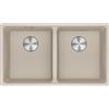 Franke Lavello da Incasso Fragranite 2 Vasche Sottotop 753 x 433 mm Maris Sahara Franke MRG 120-35-35 125.0686.736 Sostituisce il 135.0665.826