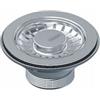 Franke Piletta di scarico basket 3 1/2" con tappo compreso per lavello Franke 112.0049.406