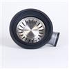 Franke Piletta di scarico 3 1/2" con tappo e troppopieno per lavello corpo orizzontale Nero Franke 112.0049.415