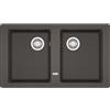 Franke PRONTA CONSEGNA - SPEDIZIONE IMMEDIATA Franke Boston BFG 620 - 114.0715.195 Lavello da Incasso Fragranite 2 Vasche 86 x 50 Boston Grigio ardesia