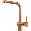 Franke Atlas Neo Doccia 115.0628.208 Miscelatore da Incasso Cucina Monocomando con doccetta estraibile mono getto Acciaio PVD Copper