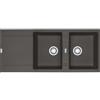 Franke Maris MRG 621 114.0714.184 Lavello da Incasso Fragranite 2 Vasche con Gocciolatoio Reversibile 116 x 50 Fragranite Grigio ardesia