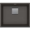 Franke Kubus 2 KNG 110-52 - 125.0714.193 Lavello da Incasso Fragranite Monovasca Sottotop 56 x 46 cm Kubus 2 Vasca 56 x 46 cm Fragranite Grigio ardesia