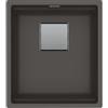 Franke Kubus 2 KNG 110-37 - 125.0714.192 Lavello da Incasso Fragranite Monovasca Sottotop 56 x 46 cm Kubus 2 Vasca 41 x 46 cm Fragranite Grigio ardesia