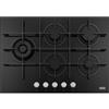 Franke Maris 750 GAS ON GLASS FHMA 755 4G DCL BK C - 106.0734.777 Piano Cottura da Incasso 73 cm 5 Fuochi Gas Griglie in Ghisa Vetro temperato Nero
