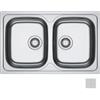 Franke Spark SKL 620-80 - 101.0716.429 Lavello da Incasso 2 Vasche 80 x 50 cm Acciaio inox Dekor Antigraffio