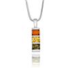 Copal Collana Con Ambra E Ciondolo Regolabile In Argento Sterling