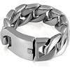 JewelryWe - Bracciale Catena Moto Bicicletta da Uomo Braccialetto Maschile in Acciaio Inossidabile