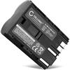 CELLONIC 1x Batteria per Fotocamera Compatibile con Canon EOS 40D, EOS 5D, PowerShot G5, BP-511 - (1600mAh, 7.4V)