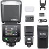Godox V480-S Flash per Sony, GN50 High Output, Controllo Touchscreen, Carica USB-C, Tempo di riciclo rapido di 1,7 s, 650 flash a piena potenza, 2.4G X Wireless 1/8000s HSS TTL Flash Speedlite