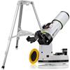 Bresser PushTo NT 76/350 Telescopio Riflettore Smart Bluetooth con App