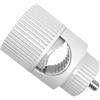 Hangsu Adattatore filettato standard da 1/4 per treppiedi con supporto per telefono fotocamera, compatibilità con base a morsetto per tubo rotondo da 12 mm a 23 mm