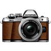 Olympus E-M10II Fotocamera Marrone con Obiettivo EZ-M1442 EZ, Argento - Limited Edition