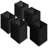 AAwipes Panno per la pulizia degli occhiali (14 x 14 cm, nero, 100 pezzi, senza logo) per occhiali, lenti, telefoni, schermi, fotocamera, argenteria, qualsiasi altra superficie delicata (HCG-5.5-100