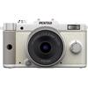 Pentax Q + O-VF1 47mm + Q Lens 27.5-83mm MILC 12.4MP 1/2.3 CMOS 4000 x 3000Pixel Bianco