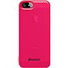Amzer - Cover morbida in gel TPU per iPhone SE/iPhone 5 / iPhone 5S, colore: Rosa acceso traslucido