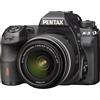 Pentax K 3 Kit Fotocamera e Obiettivo, Sensore CMOS APS C da 24.71 mp Senza Filtro AA, Display LCD da 3,2", Video Full HD, Nero, 18 x 55 mm