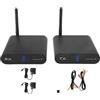 ECHTNATAV Kit ricetrasmettitore Av a lungo raggio, 5,8 GHz, distanza 300 M, trasmettitore ricevitore Av wireless per Dvd Set Top Box Proiettore Multi Room Home Thea