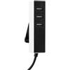 Simon - Adattatore per presa USB e USB C, caricatore multiplo con 3 prese A + 1 cavo C, ladro di prese 2,1 A, colore bianco e nero