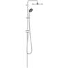 GROHE QuickFix Vitalio Start 250 Colonna Doccia Flex con Deviatore (soffione 25 cm 2 getti Rain SmartRain, doccetta SmartSwitch, risparmio idrico), Cromo, 26817000