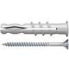 Fischer FFA 10 S Tasselli conn Vite per Calcestruzzo Cellulare | 15 Pezzi | Vite 6x80 | per Fissaggio su Gasbeton, Elevata Capacità di Carico, Montaggio Semplice Senza Attrezzi Speciali