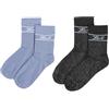 Karl Lagerfeld Donna K/Signature Socks (2 Pack) Soft Chambray And Black One size