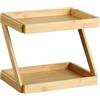 KESPER | Scaffale da cucina a 2 ripiani, materiale: bambù certificato FSC® (FSC® C014021), dimensioni: 31 x 23 x 26 cm, colore: naturale | 58811