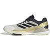 adidas Uomo Crazyquick Boost Padel Shoes, off White/Core Black/Gold Met., 38 EU