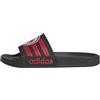 adidas Unisex - Adulto Adilette Shower Frankfurt Sandal, Core Black/Sge Red/Sge Red, 37 EU