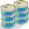 TU-NAH BettaF!sh TU-NAH Sostituto di Tonno 6 x 140g - Sostituto del Pesce Vegano | Ricco di Proteine | Omega 3 | Vitamina B12 | Alternativa al Pesce | Senza Soia | Vegetariano
