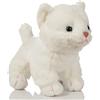 Uni-Toys - Gatto bambino (bianco), in piedi - 13 cm (altezza) - Gattino di peluche - Peluche peluche, peluche HT-30301