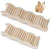 YAXIAO 2 Pcs Scala da Arrampicata per Criceti 26x7,6cm/21x7,6cm per Animali