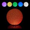 Relaxdays Sfera Luminosa a LED, Ø 20 cm, con Cambio di Colore, a Batteria Senza Cavo, Lampada Sferica Colorata, Bianco