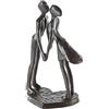 Casablanca modernes Design Casablanca - Scultura di design Heartbeat in ferro brunito H 15 cm