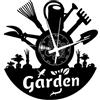Instant Karma Clocks | Orologio da Parete Garden | Design Creativo con Attrezzi da Giardinaggio e Ortaggi | Arredo Originale per Amanti del Verde