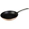 WECOOK! Professional Padella, Induzione, 18cm, Antiaderente Ecologico in Pietra senza PFOA, Alluminio Forgiato, 2,8 mm Spessore, Rame, Maniglia in Acciaio Inox, Vitroceramica, Gas, Forno