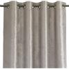 AmeliaHome Tenda oscurante, 140 x 250 cm, 1 pezzo, effetto velluto, effetto velluto, scintillante, colore: argento