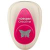 Vaessen Creative Mini Perforatrice Farfalla 3, XS, Picolla, Fustellatrice per Carta, DIY, Fai da te, per Scrapbooking e Creazione di Biglietti