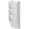Yamazaki 10096 TOWER Portapenne Magnetico, bianco,Acciaio/Magnete/Silicone, minimalistisch, 6,2 x 6,2 x 20,8 cm (L x L x A)