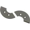 Fiskars Lame di ricambio per trivella manuale, Per buche fino a 100 mm, Argento, QuikDrill, S, 1000637